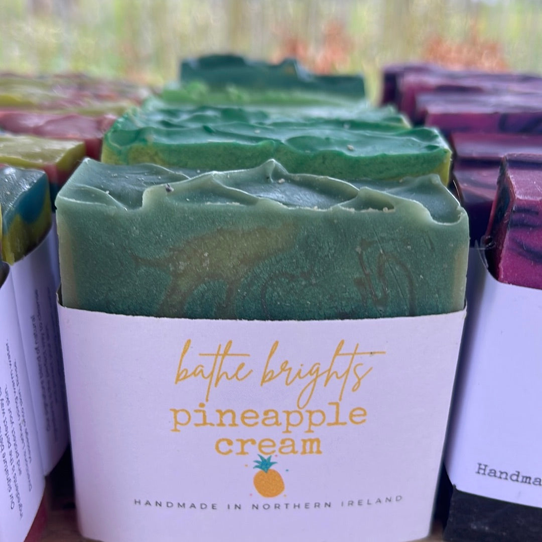 Pineapple cream soap