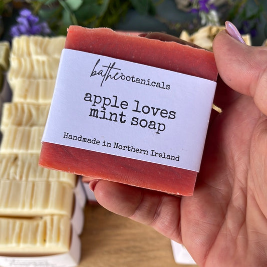 Apple loves mint soap