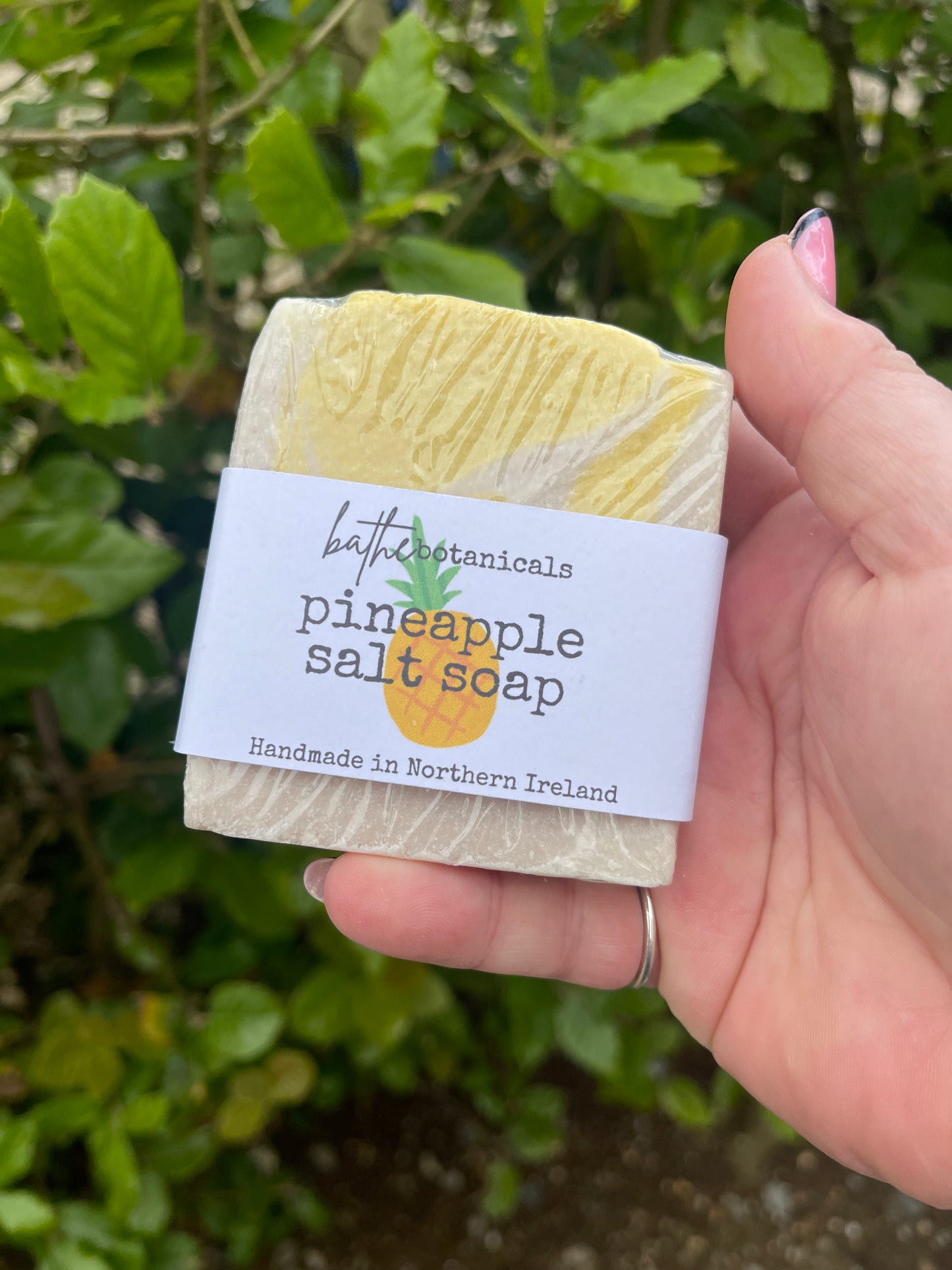 Pineapple salt soap