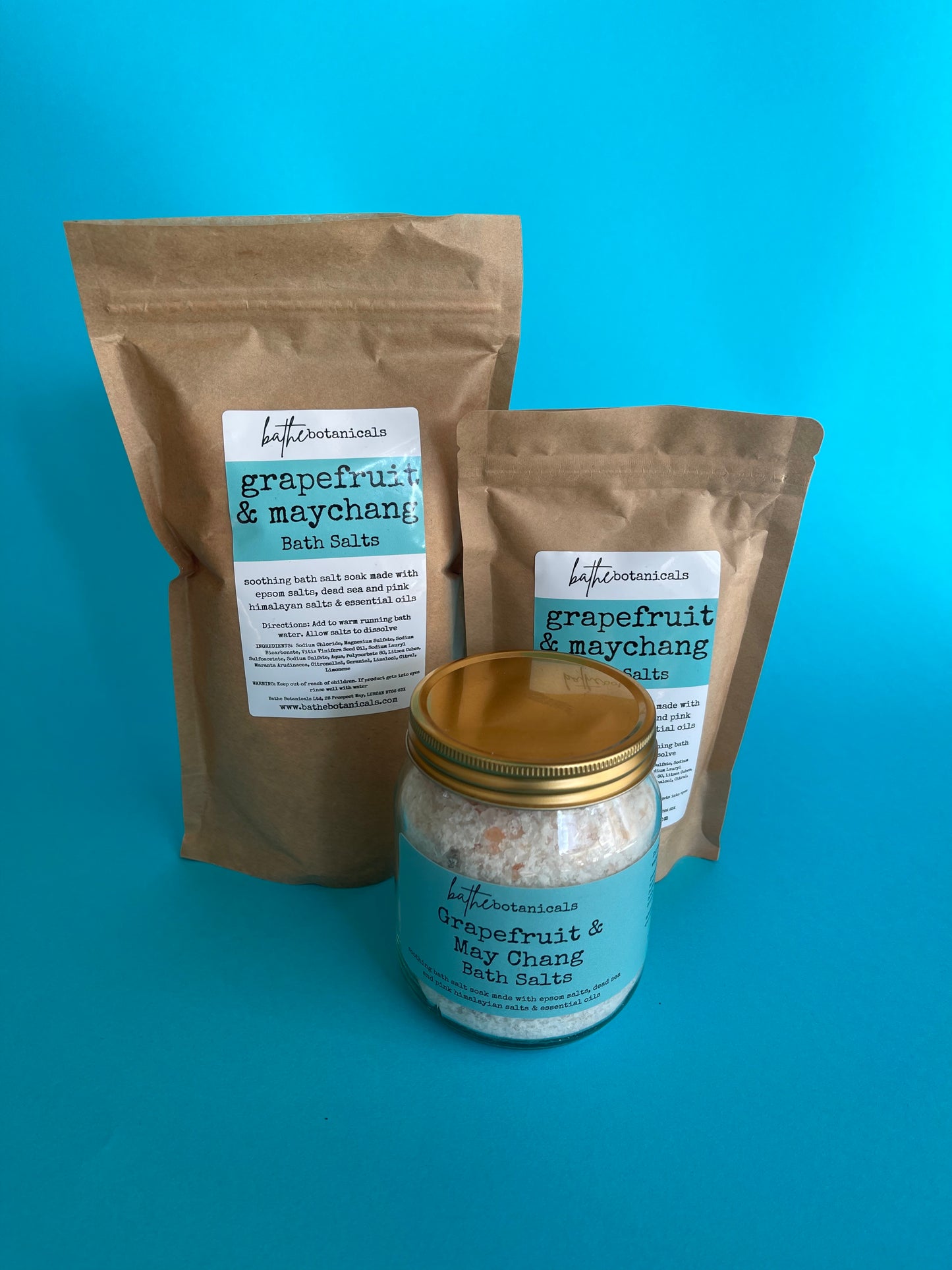 Grapefruit and May Chang Bath Salts