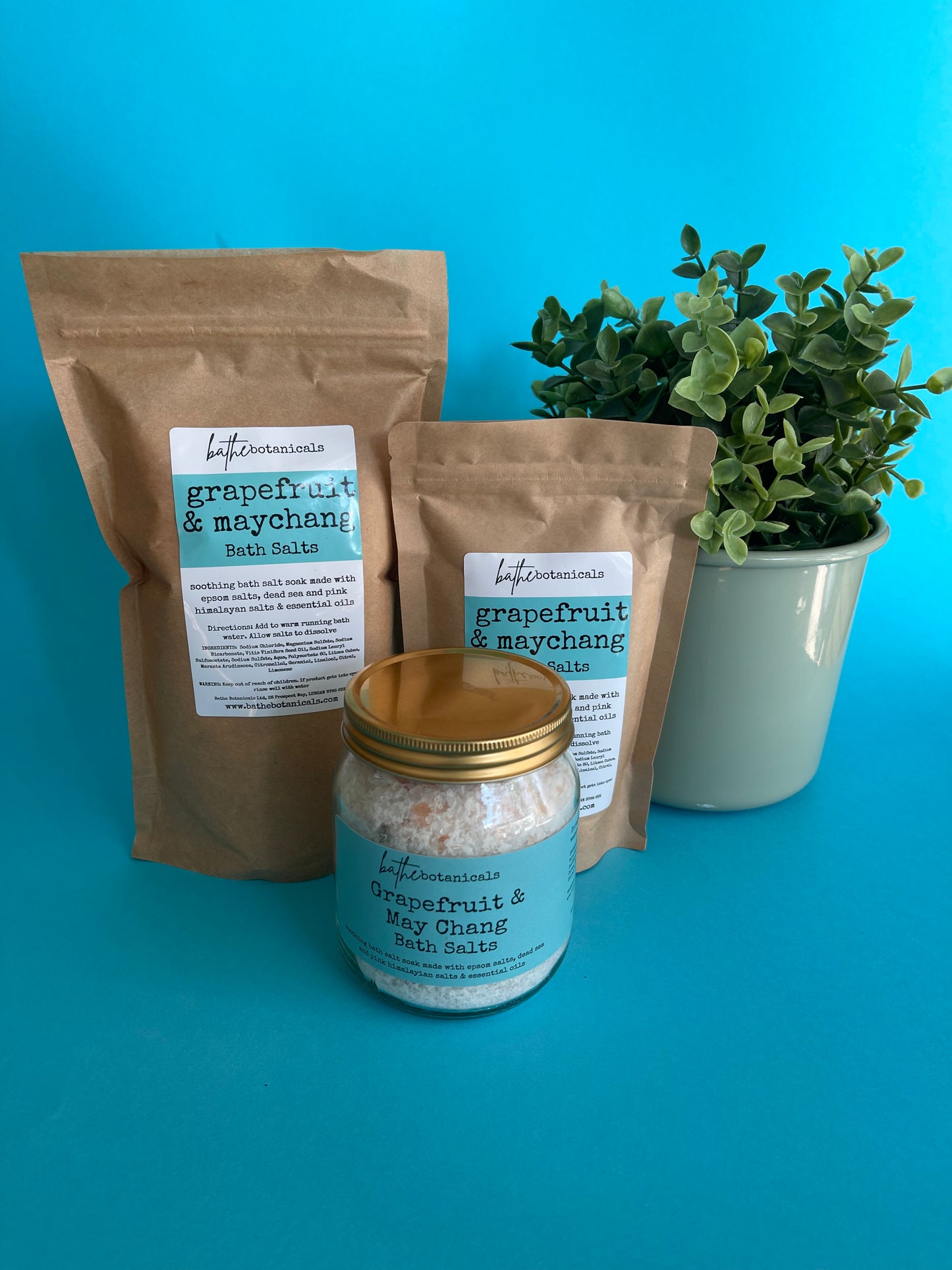 Grapefruit and May Chang Bath Salts