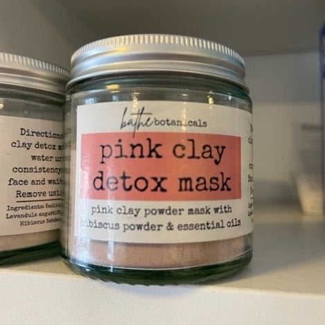 Pink Clay detox face mask