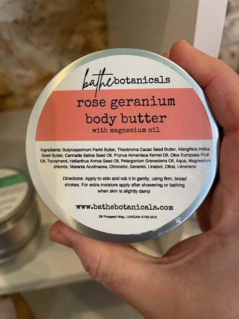 Rose Geranium Magnesium Body butter (Botanical Collection)