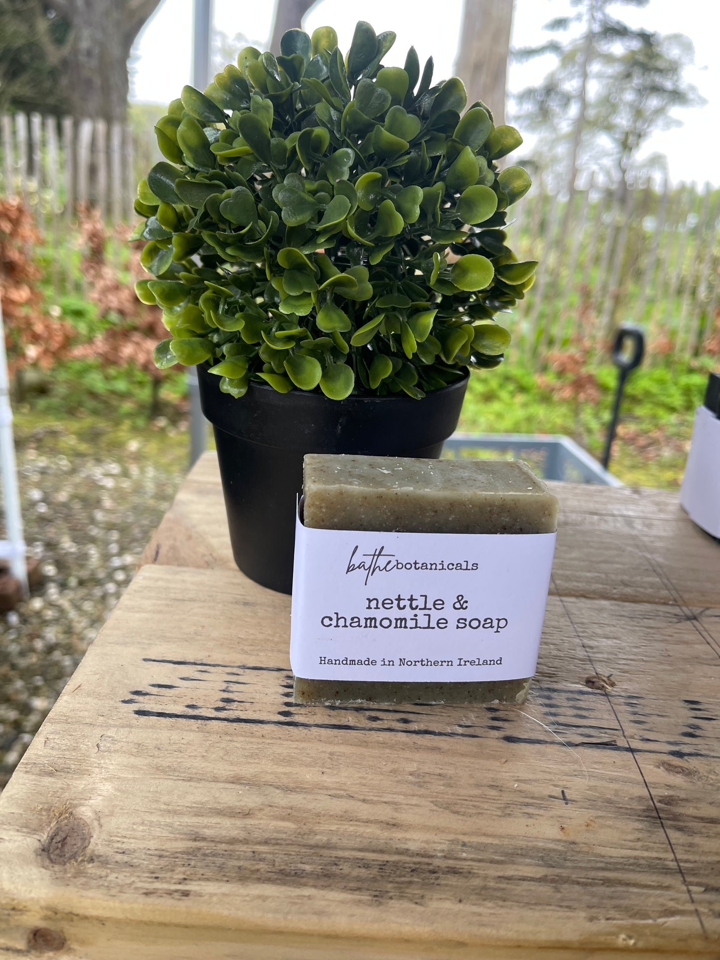 Nettle and chamomile soap