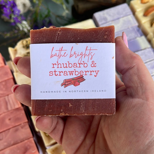 Strawberry rhubarb soap