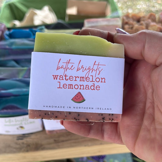 Watermelon lemonade soap