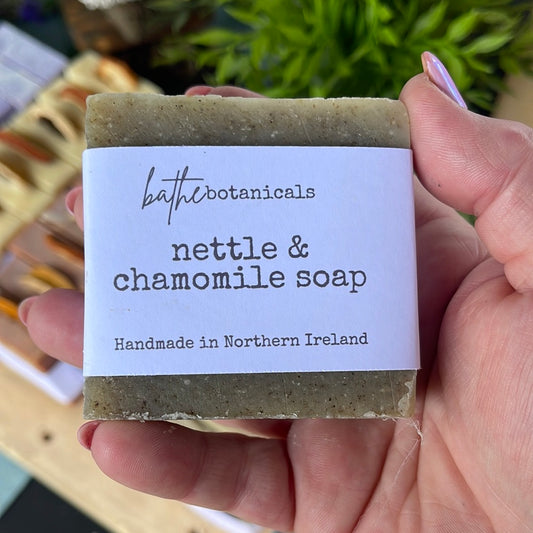 Nettle and chamomile soap