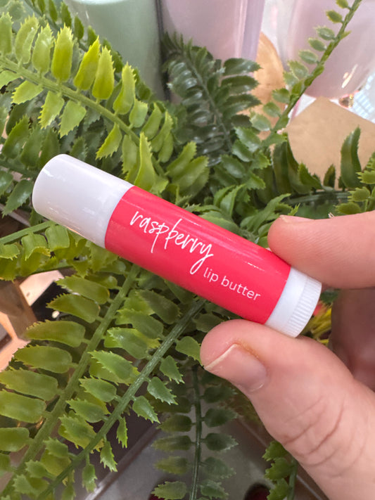 Raspberry lip balm