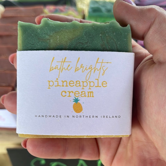 Pineapple cream soap