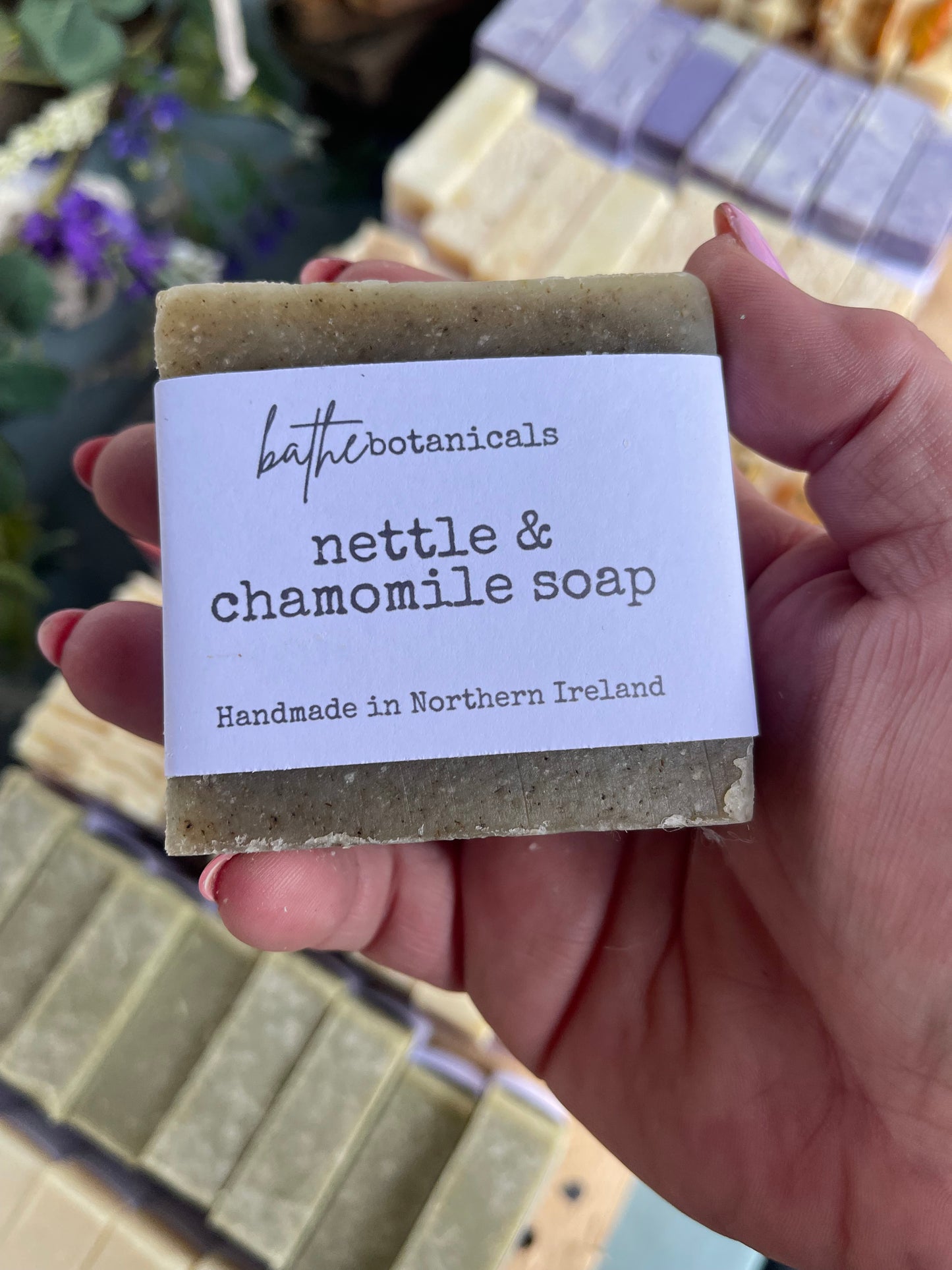 Nettle and chamomile soap