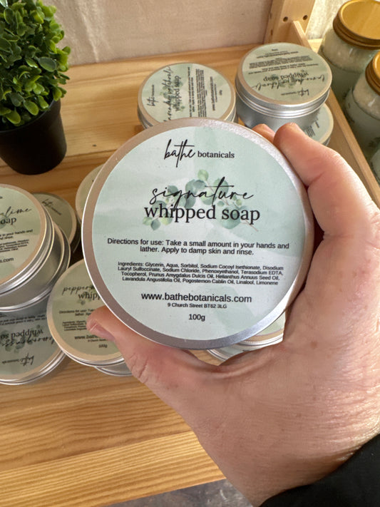 Signature Botanical Collection Whipped Soap