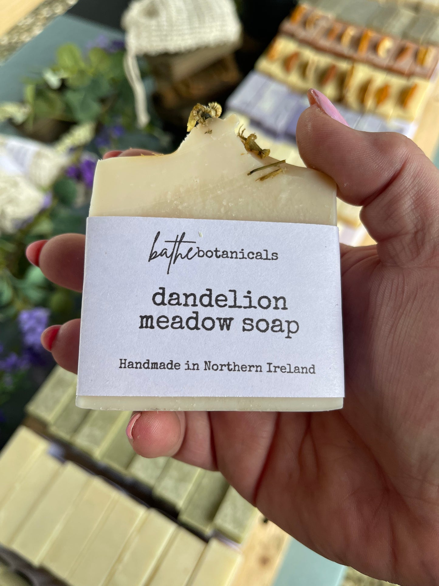 Dandelion meadow soap