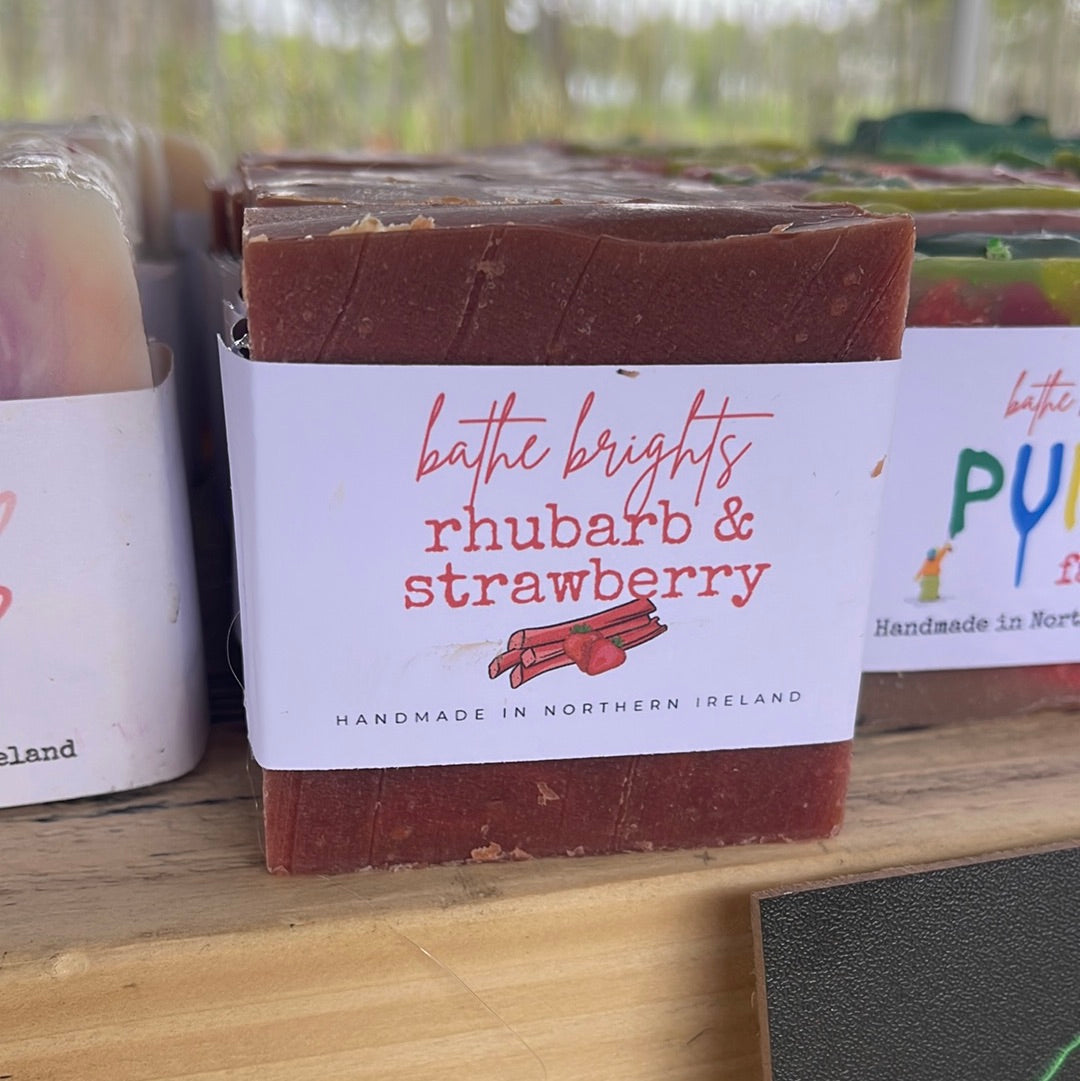 Strawberry rhubarb soap