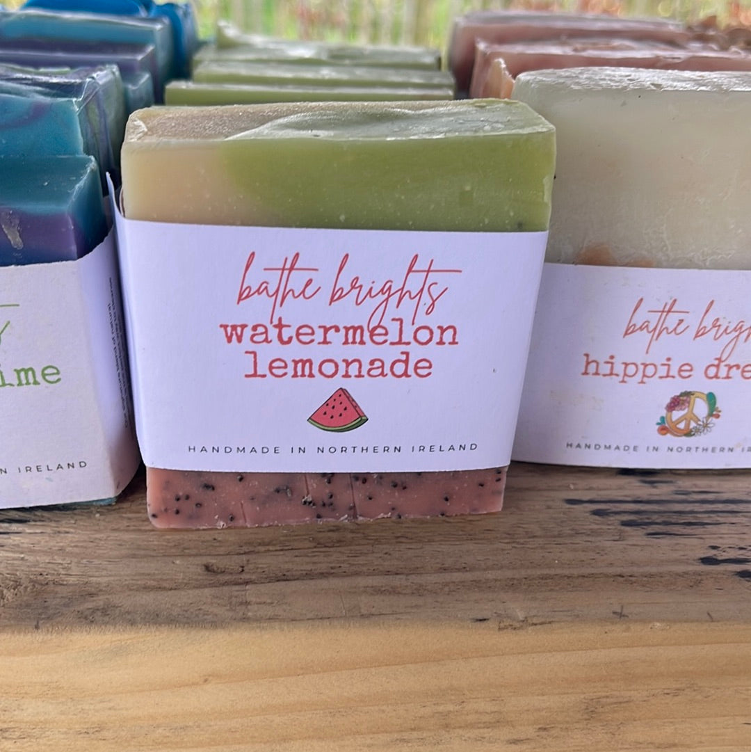 Watermelon lemonade soap