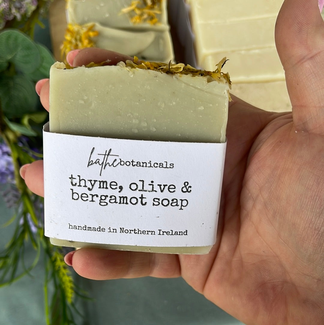 Thyme, Olive & Bergamot soap