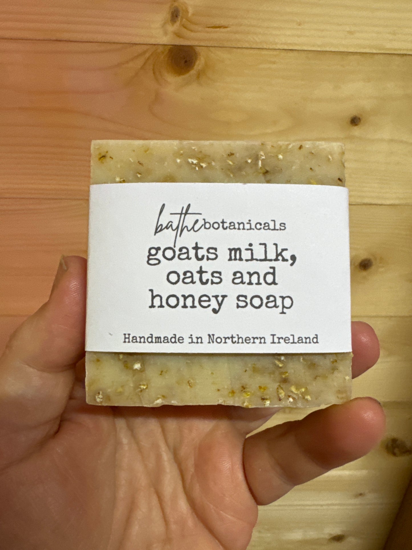 UNSCENTED Goats Milk, oats and honey soap (NOT VEGAN)