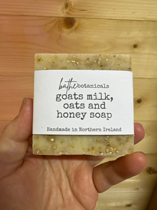 UNSCENTED Goats Milk, oats and honey soap (NOT VEGAN)