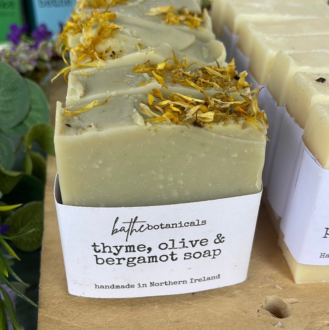 Thyme, Olive & Bergamot soap