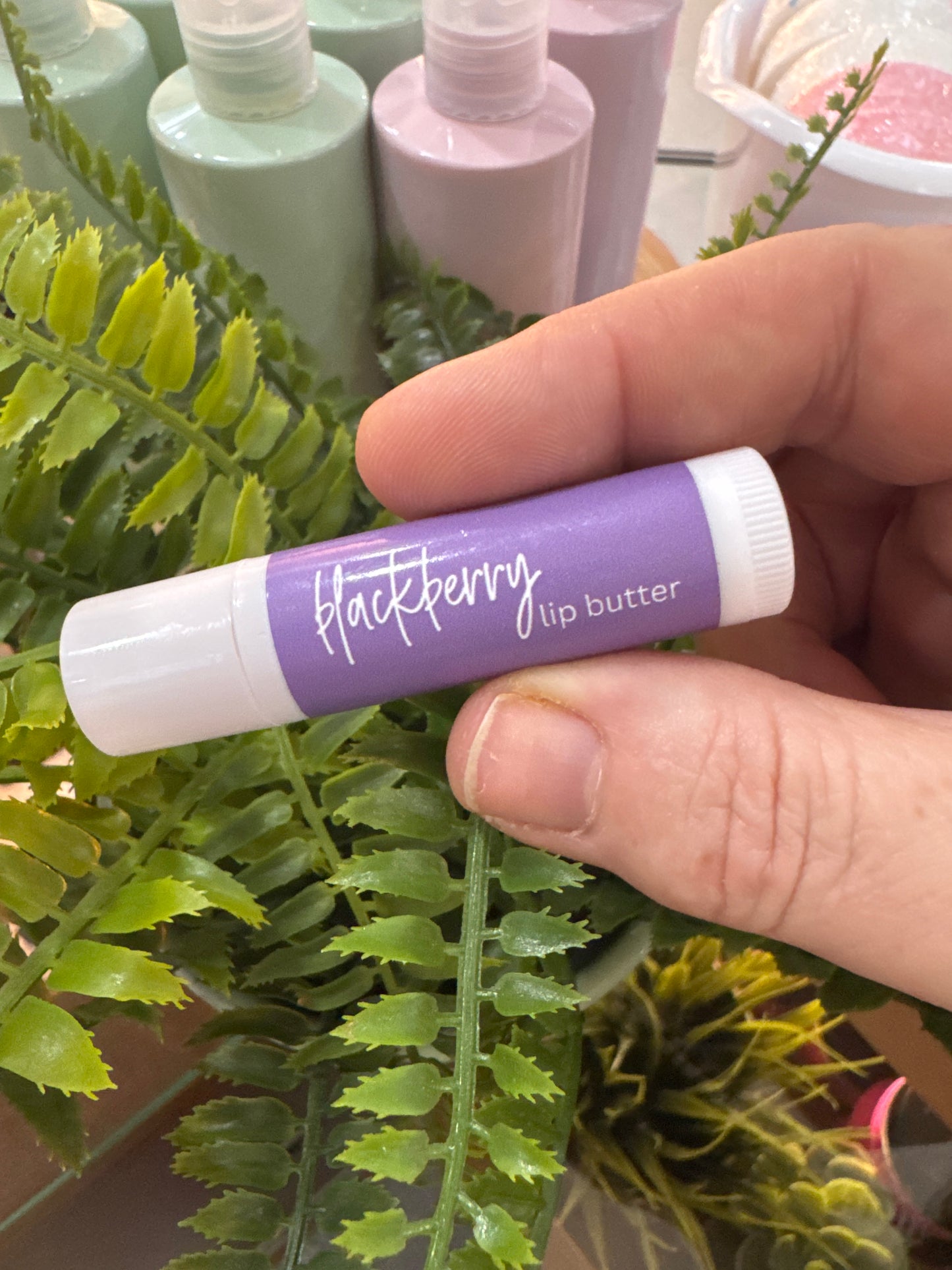 Blackberry lip balm