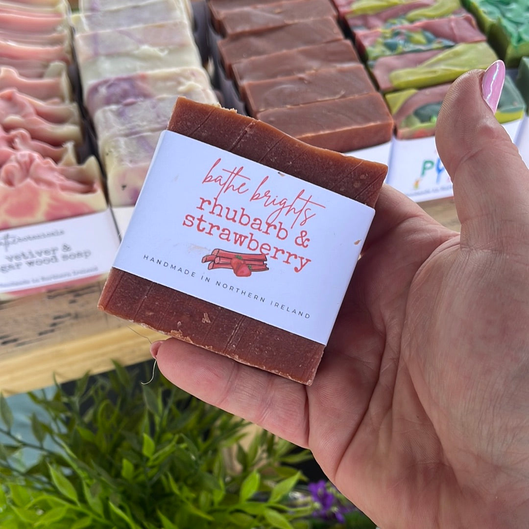 Strawberry rhubarb soap