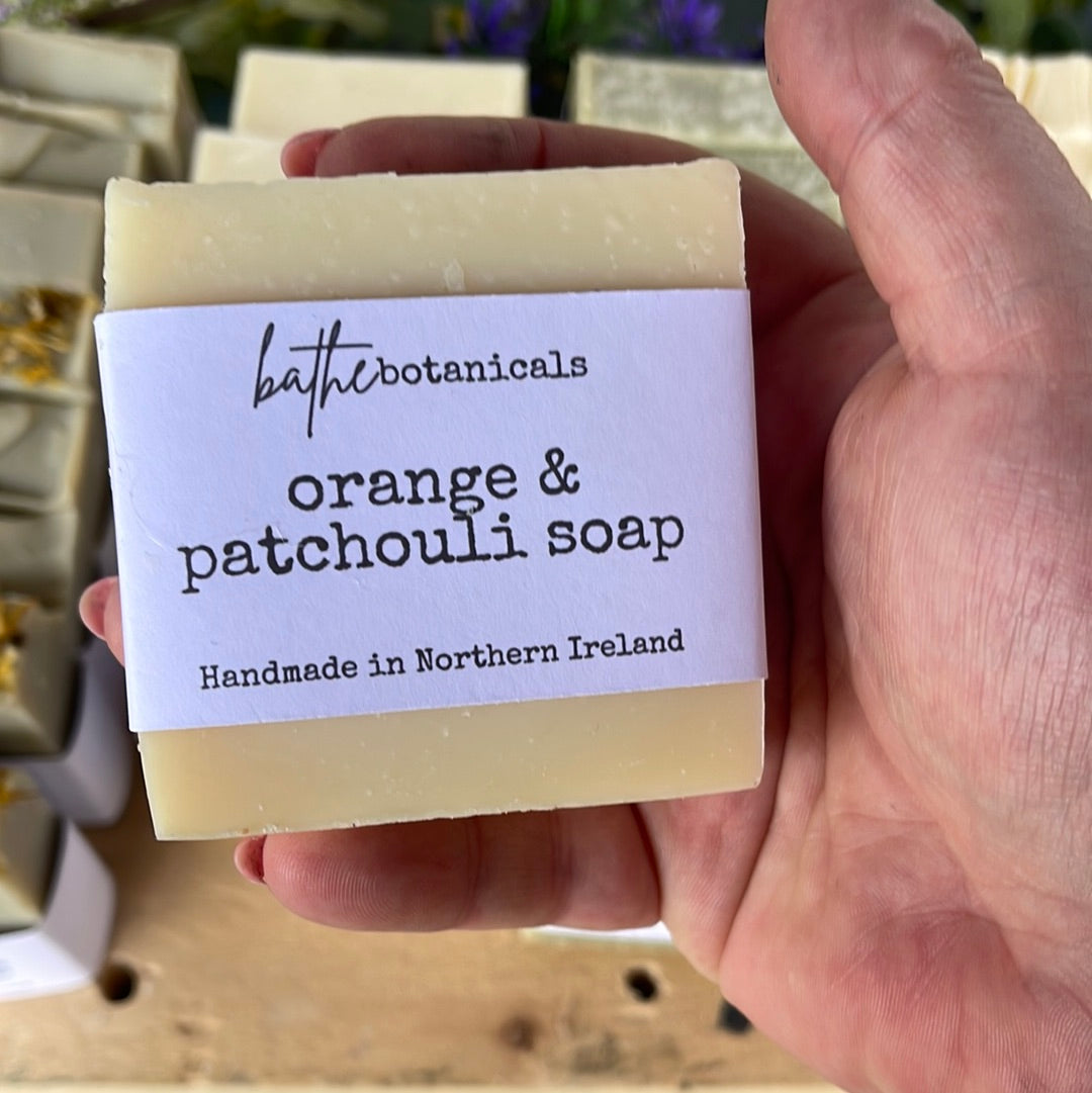 Orange, Patchouli and Lemongrass soap