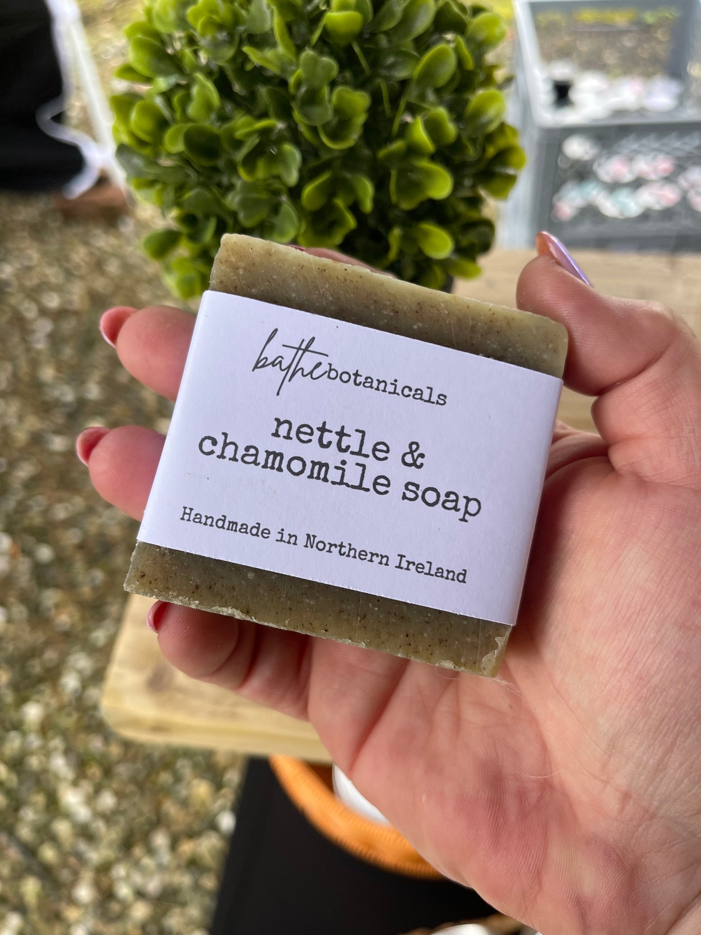 Nettle and chamomile soap