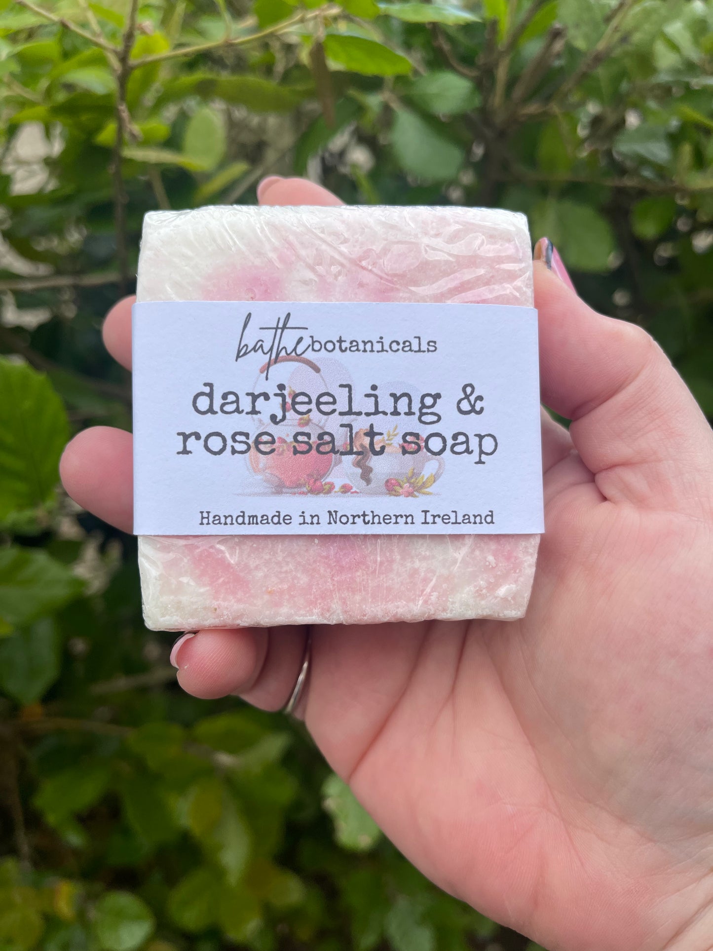 Darjeeling and Rose salt soap