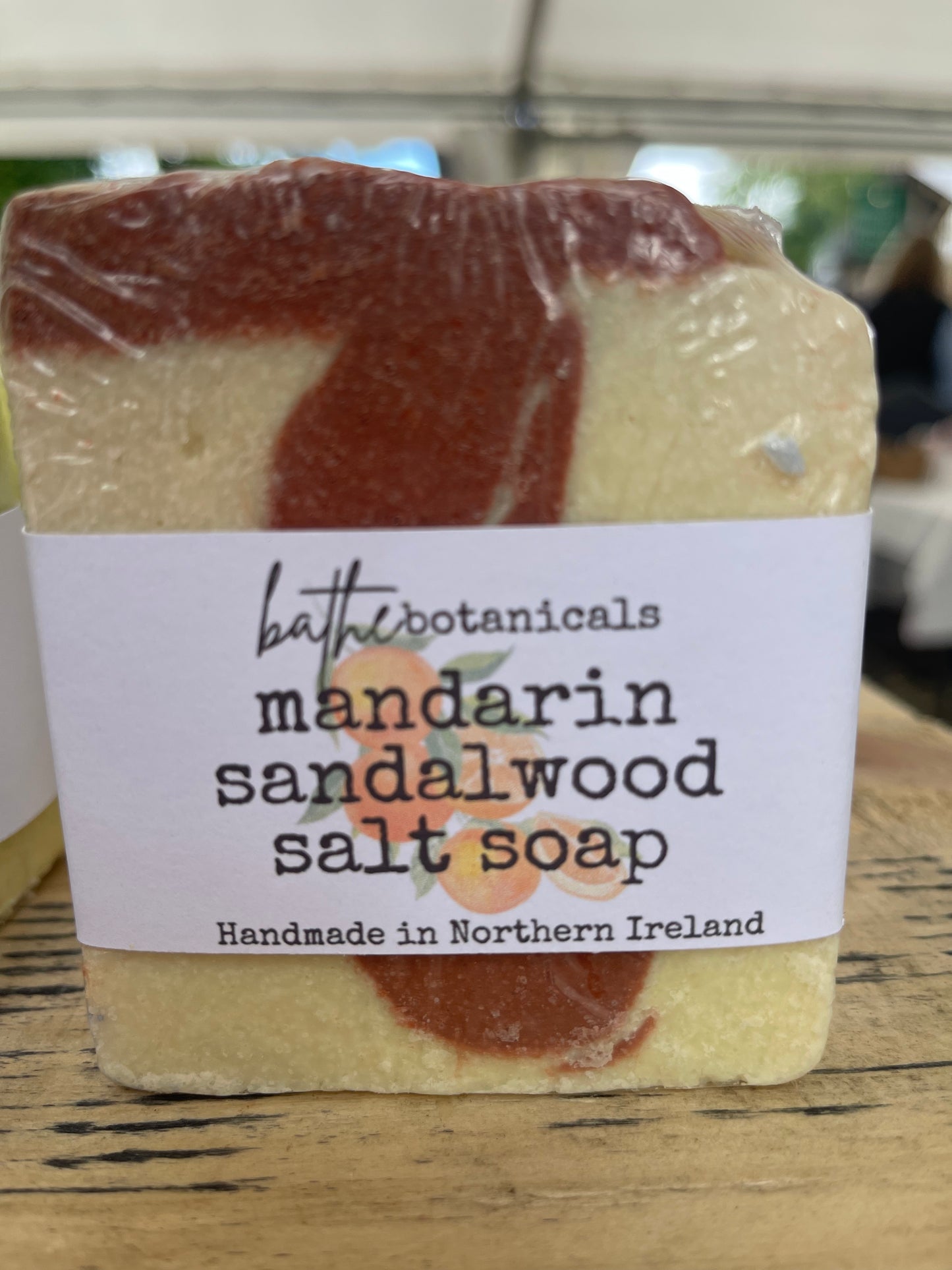 Mandarin and sandalwood salt soap