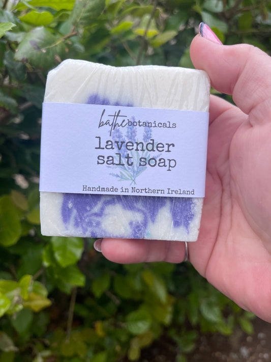 Lavender salt soap