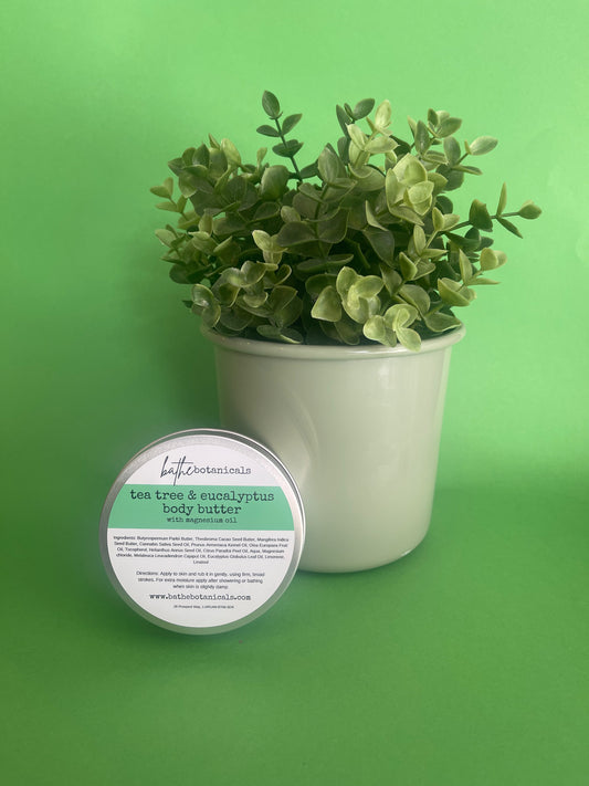 Tea Tree and Eucalyptus Magnesium Body butter  (Botanical Collection)