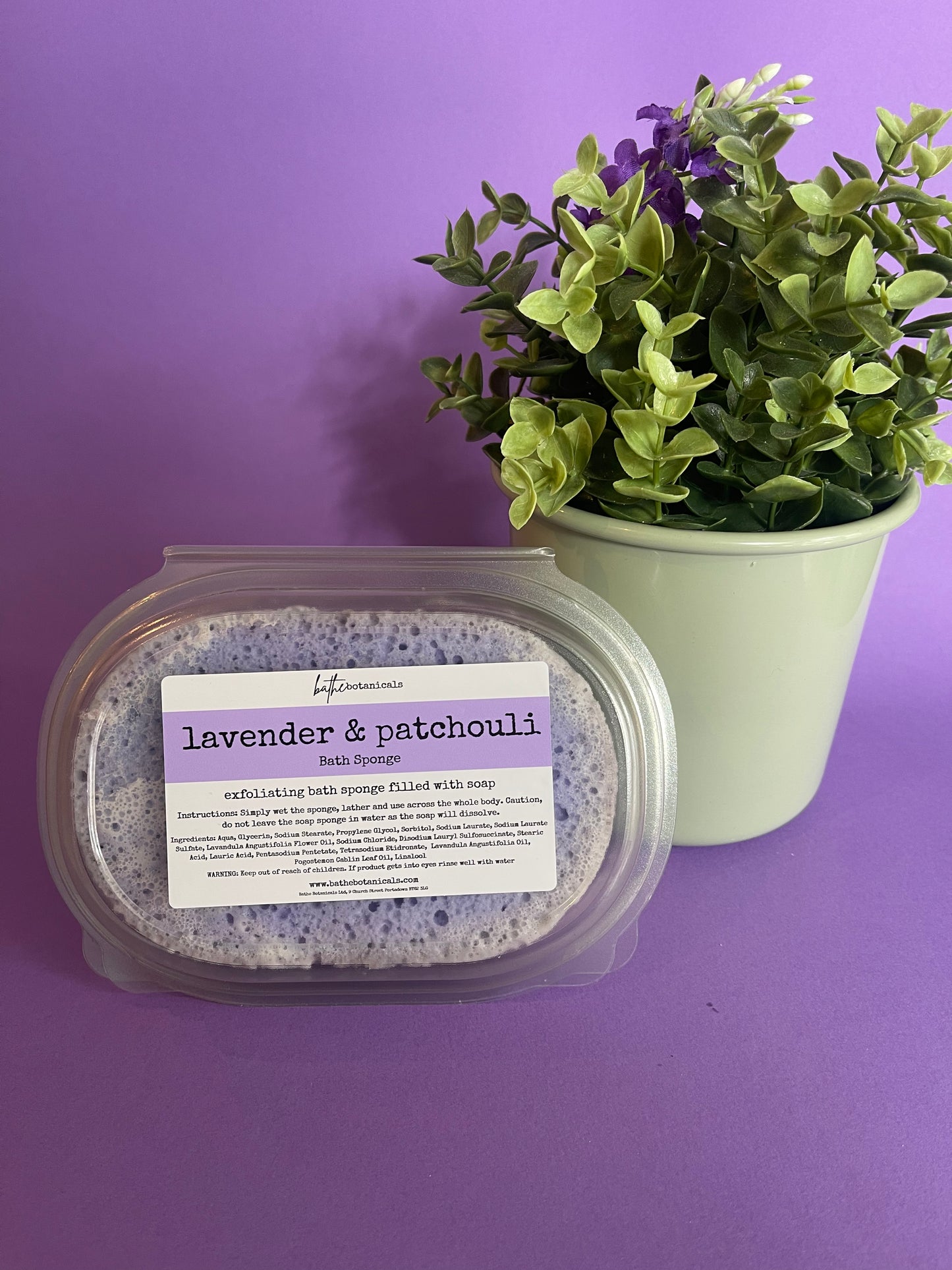 Lavender & Patchouli Soap Sponge