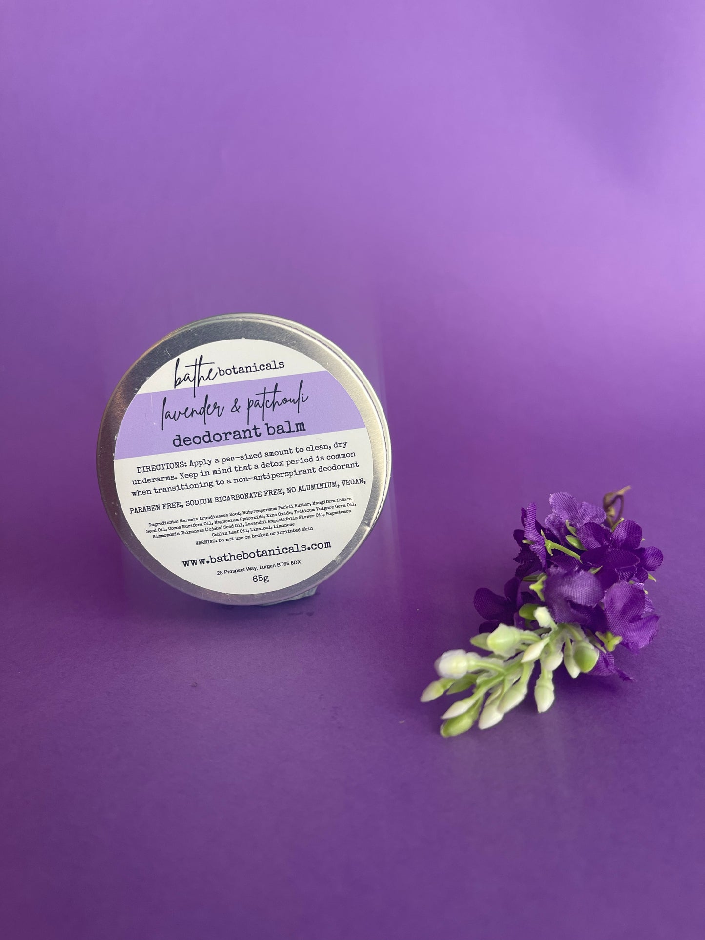 Lavender and Patchouli Deodorant Balm