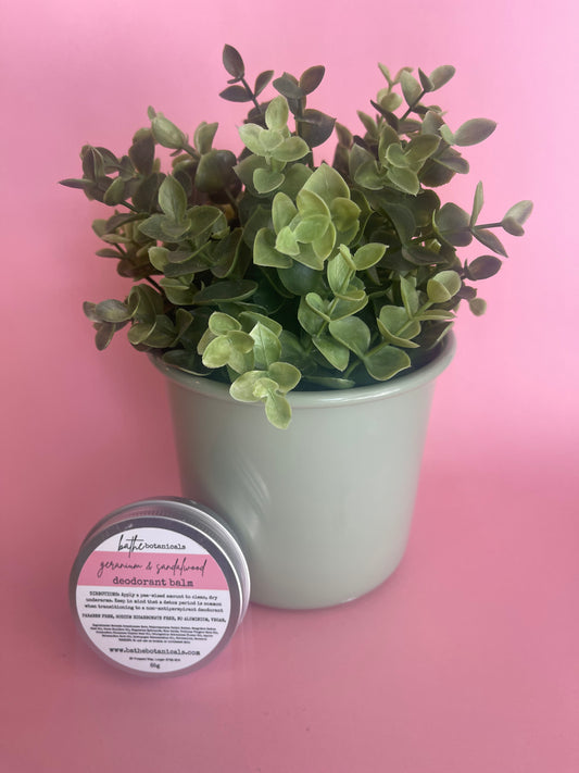 Geranium & Sandalwood Deodorant Balm