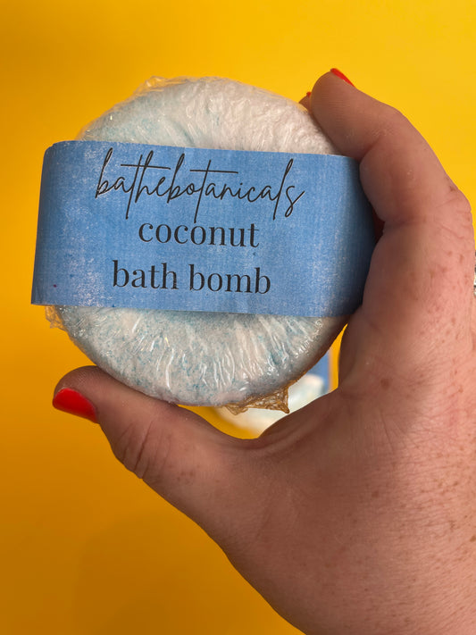 Coconut Doughnut bath bomb (allergen free)