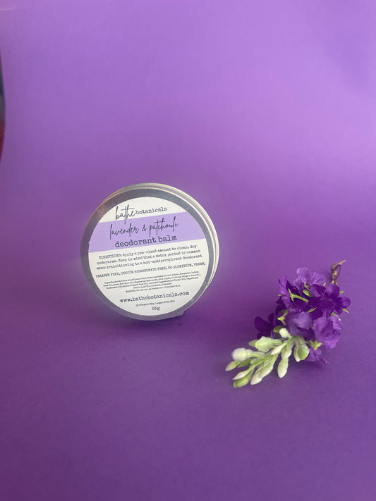Lavender and Patchouli Deodorant Balm