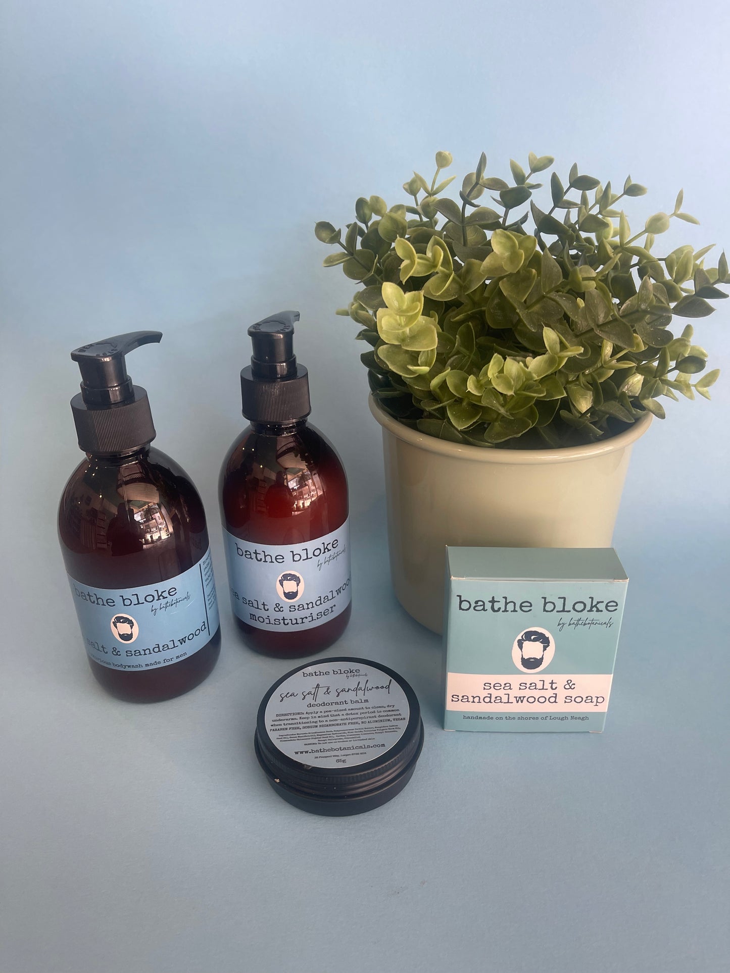 Bathe Bloke Sea Salt and Sandalwood Deodorant Balm