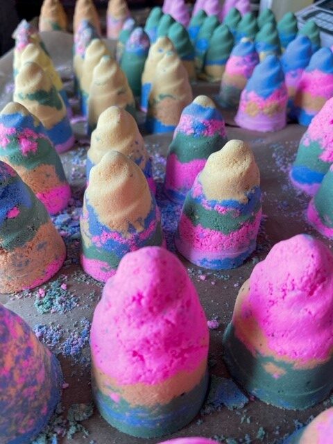 Unicorn Dinosaur poop bath bomb