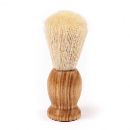 Plastic-Free Shaving Brush (Wooden Handle)
