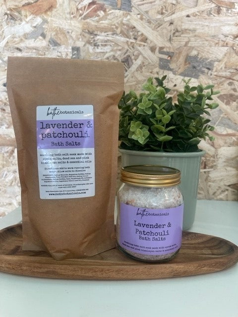 Lavender & Patchouli Bath Salts  (Botanical Collection)