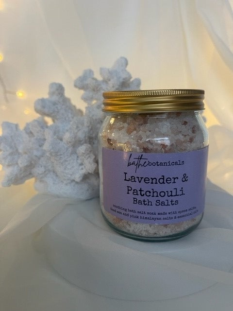 Lavender & Patchouli Bath Salts  (Botanical Collection)