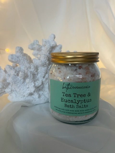 Tea tree and Eucalyptus Bath Salts