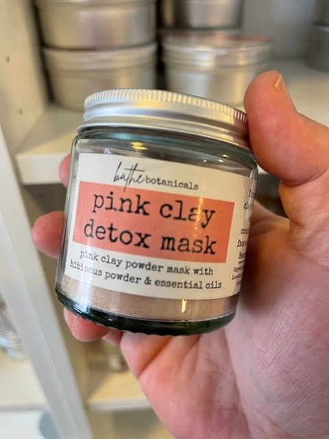 Pink Clay detox face mask
