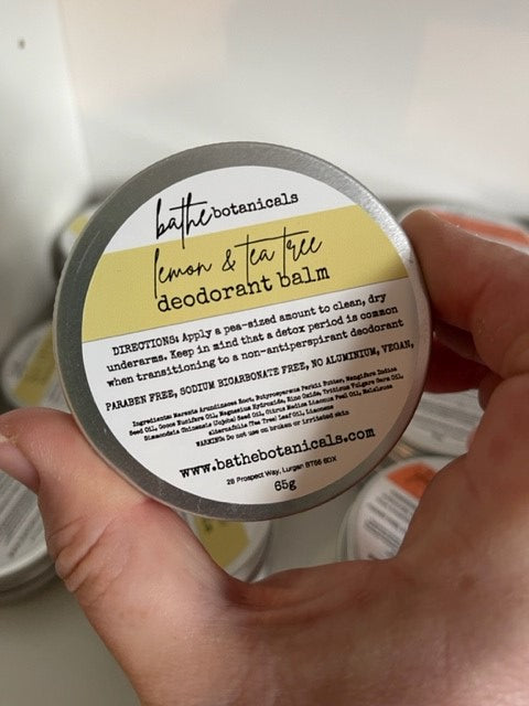 Lemon & Tea Tree Deodorant Balm