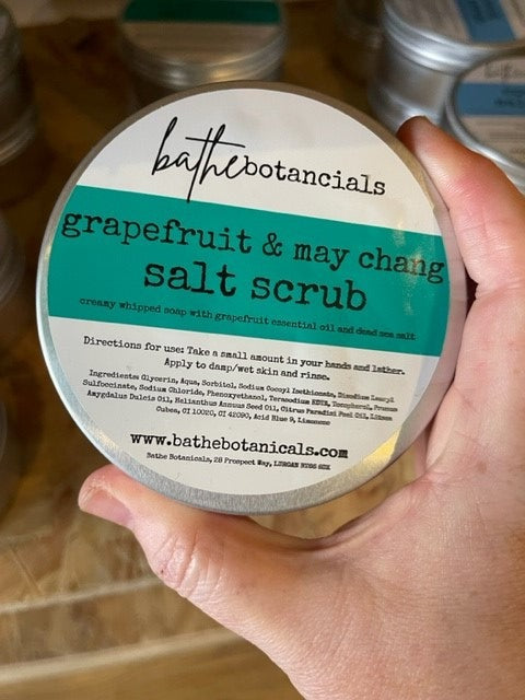 Grapefruit and May Chang Whipped Salt Scrub