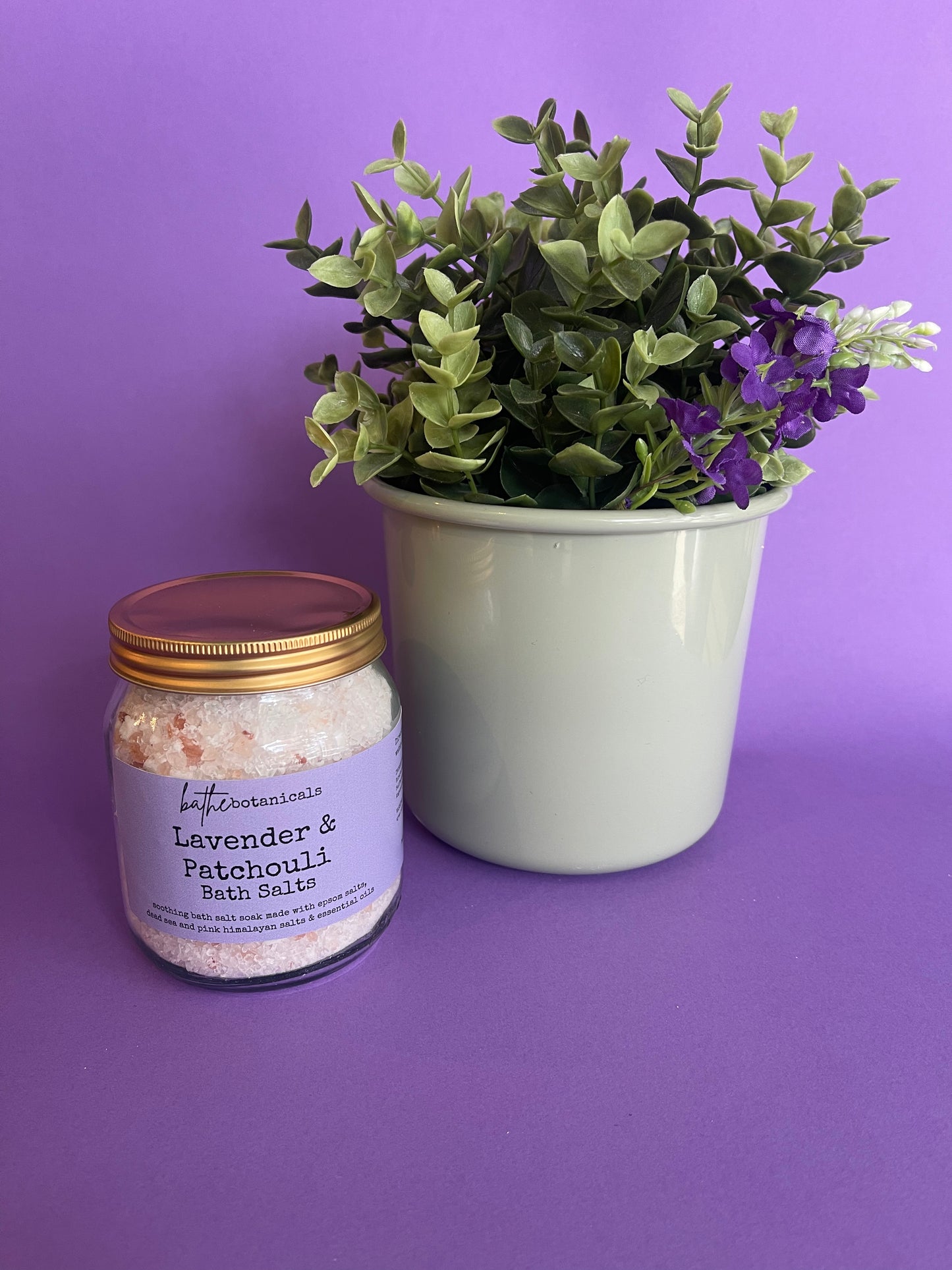 Lavender & Patchouli Bath Salts  (Botanical Collection)