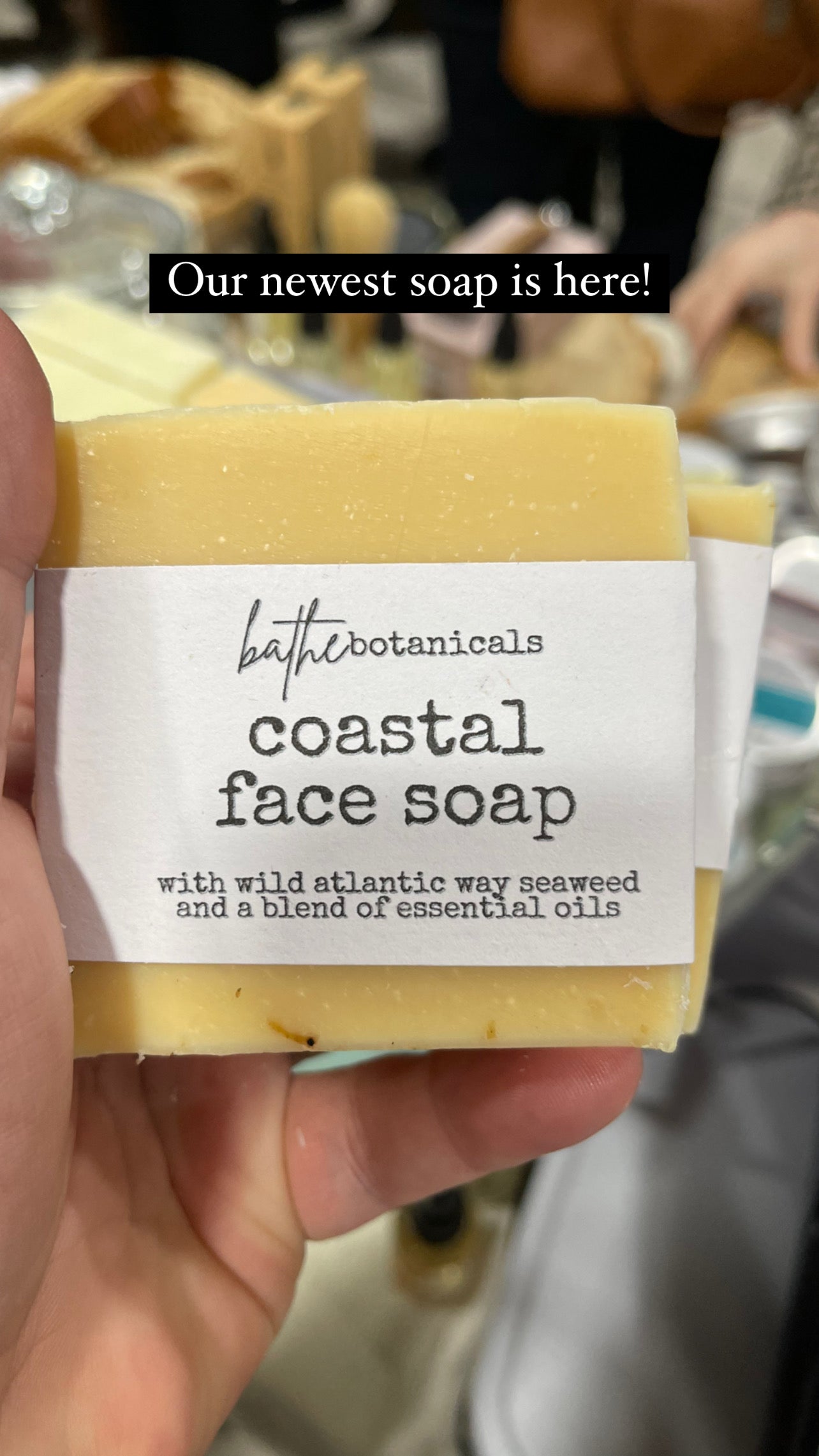 Coastal seaweed face soap