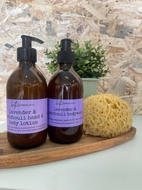Lavender & Patchouli hand and body lotion